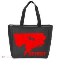 Map Of Detroit City Tote Bag thumb 0