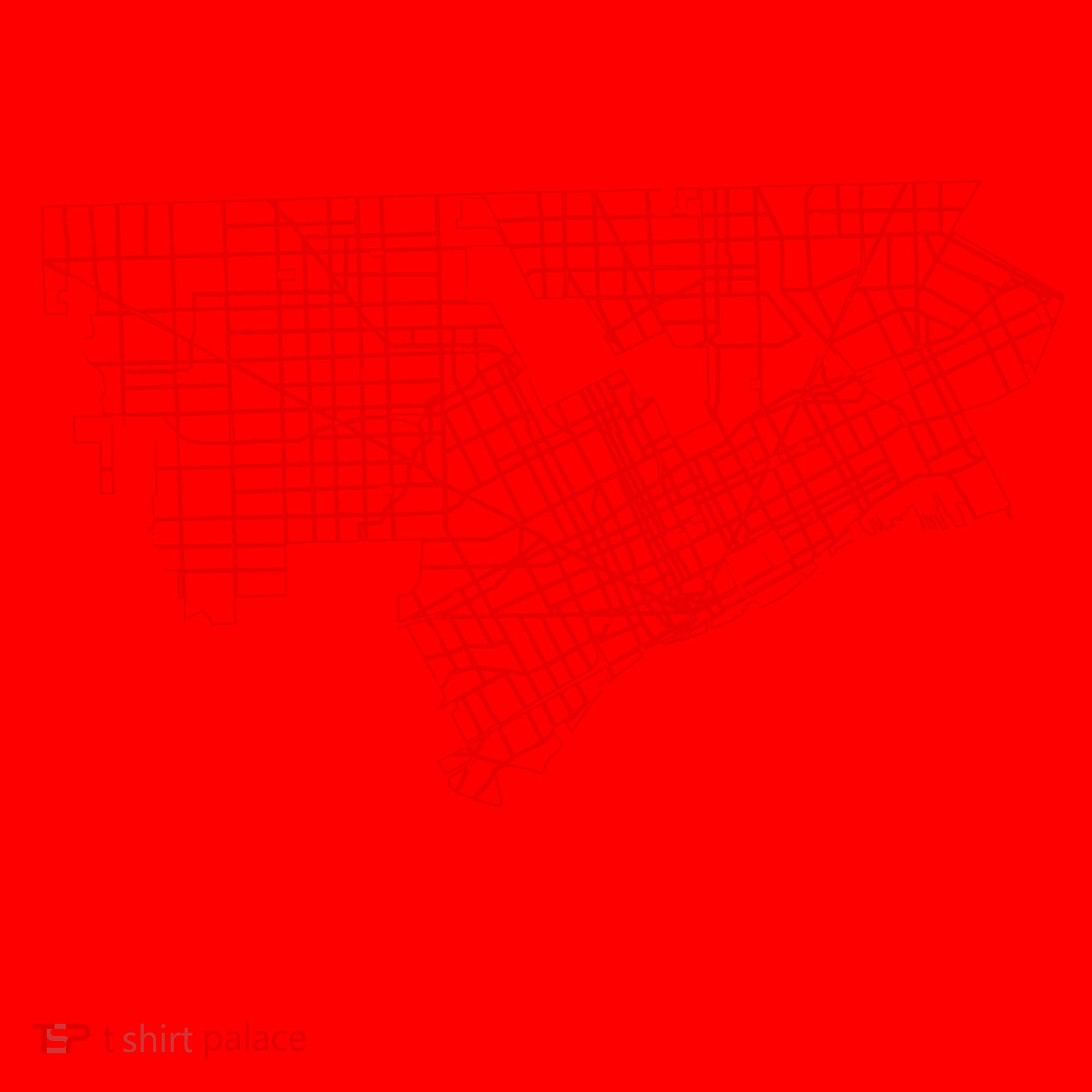 Map Of Detroit City Santa Hat