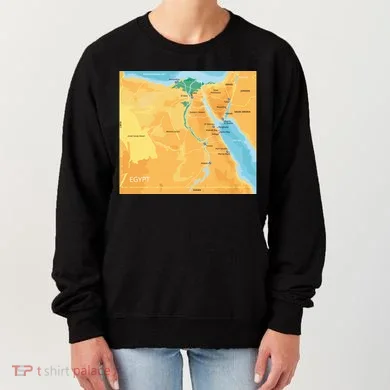 Map of Egypt Women's Sweatshirt