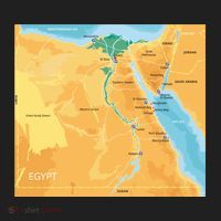 Map of Egypt Women's Sweatshirt thumb 2