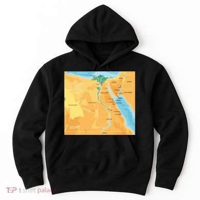 Map of Egypt Hoodie