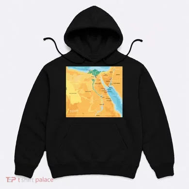 Map of Egypt Hoodie
