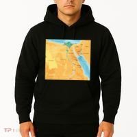Map of Egypt Hoodie thumb 2