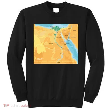 Map of Egypt Sweatshirt