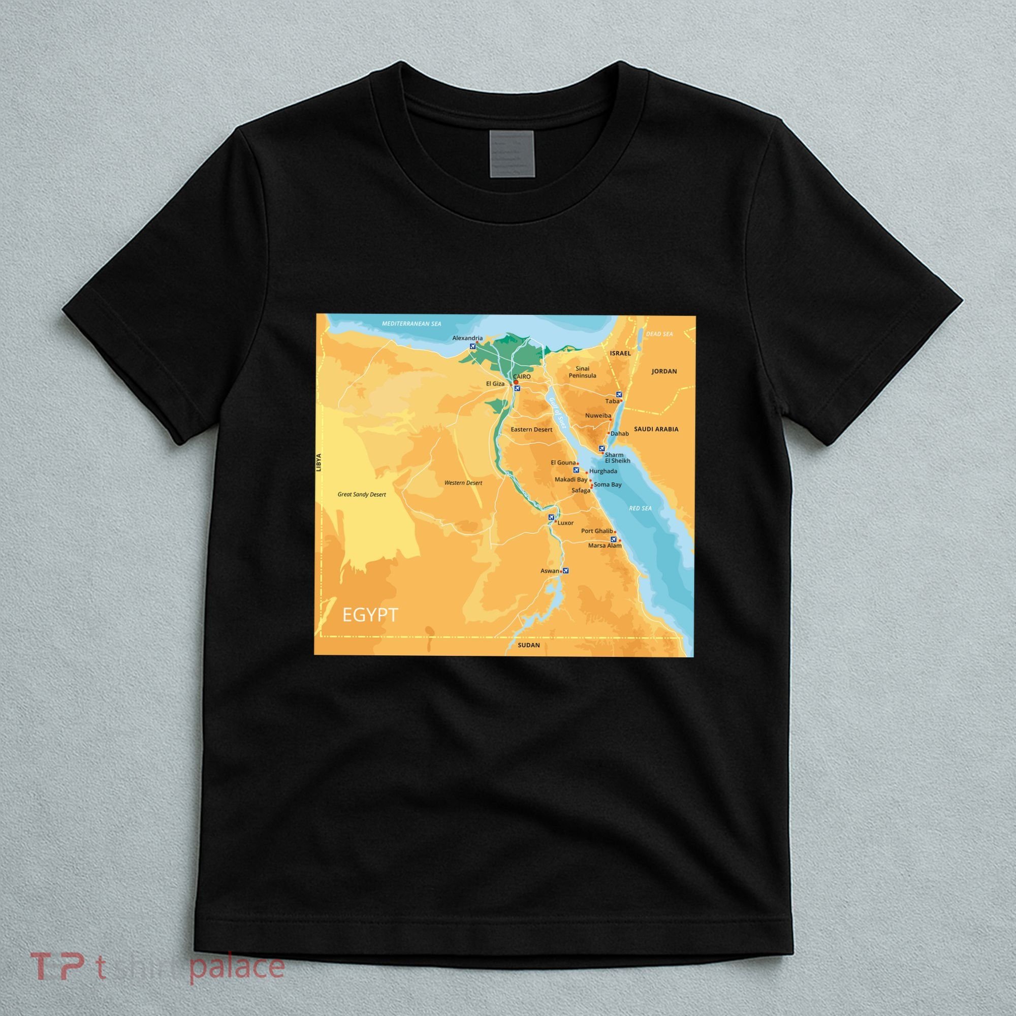 Map of Egypt T-Shirt