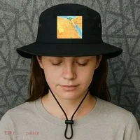 Map of Egypt Bucket Hat thumb 3