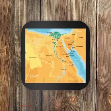Map of Egypt Coaster