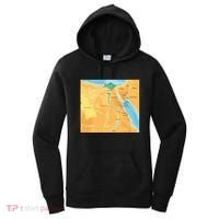 Map of Egypt Women's Hoodie thumb 0