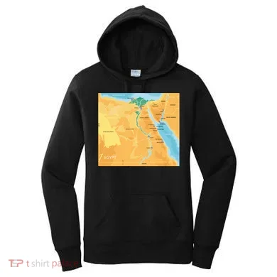 Map of Egypt Women's Hoodie