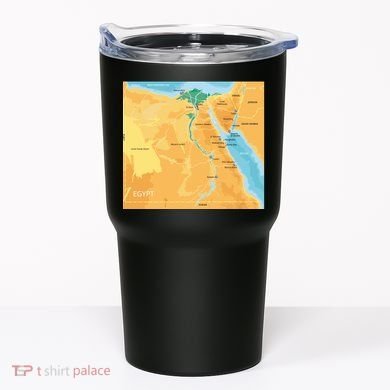 Map of Egypt Tumbler