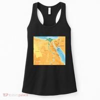 Map of Egypt Women's Tank Top thumb 0