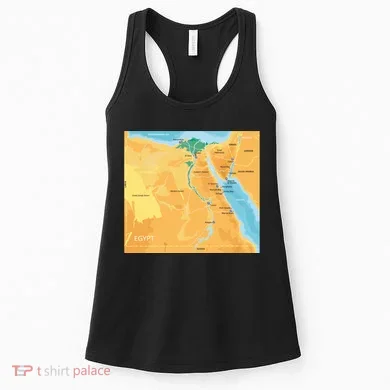 Map of Egypt Women's Tank Top