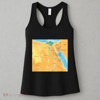 Map of Egypt Women's Tank Top thumb 3