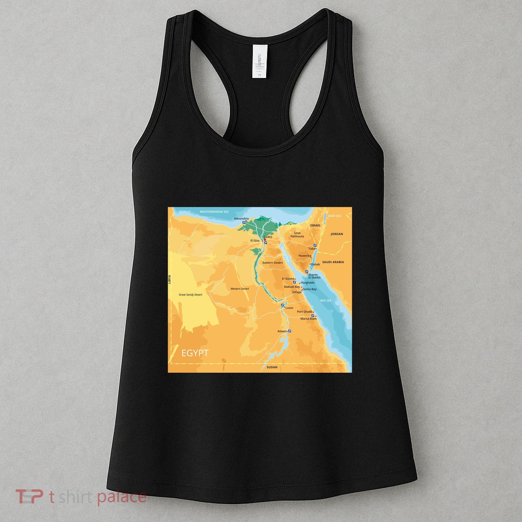 Map of Egypt Women's Tank Top
