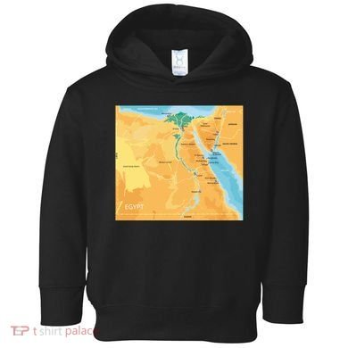 Map of Egypt Toddler Hoodie