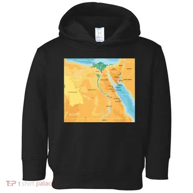 Map of Egypt Toddler Hoodie