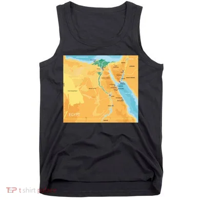 Map of Egypt Tank Top
