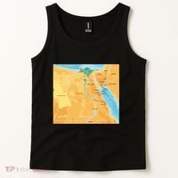 Map of Egypt Tank Top thumb 2