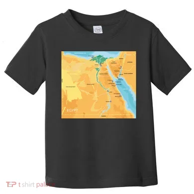 Map of Egypt Toddler T-Shirt