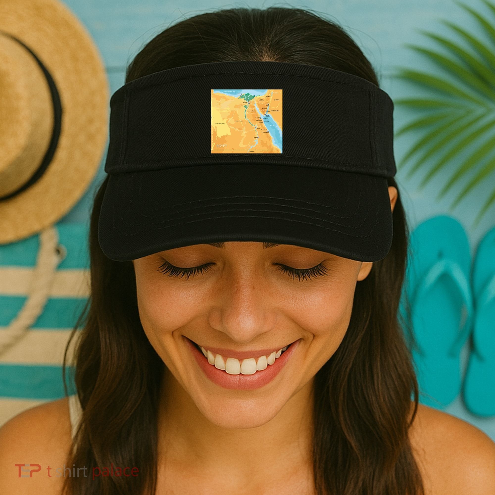Map of Egypt Visor