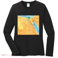 Map of Egypt Women's Long Sleeve Shirt thumb 0