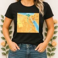 Map of Egypt Women's T-Shirt thumb 2
