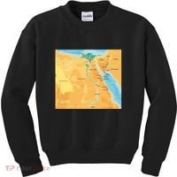 Map of Egypt Kids Sweatshirt thumb 0