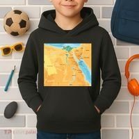 Map of Egypt Kids Hoodie thumb 2