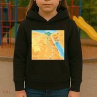 Map of Egypt Kids Hoodie thumb 3