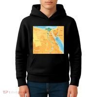 Map of Egypt Kids Hoodie thumb 4