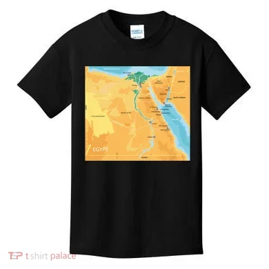 Map of Egypt Kids T-Shirt