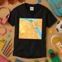 Map of Egypt Kids T-Shirt thumb 3