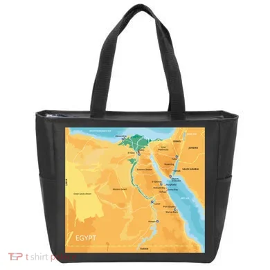 Map of Egypt Tote Bag