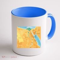 Map of Egypt Coffee Mug thumb 1