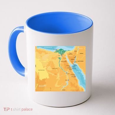 Map of Egypt Coffee Mug