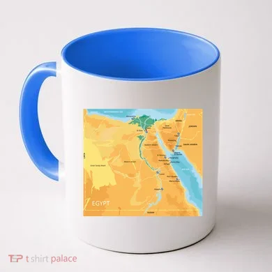 Map of Egypt Coffee Mug