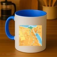 Map of Egypt Coffee Mug thumb 4