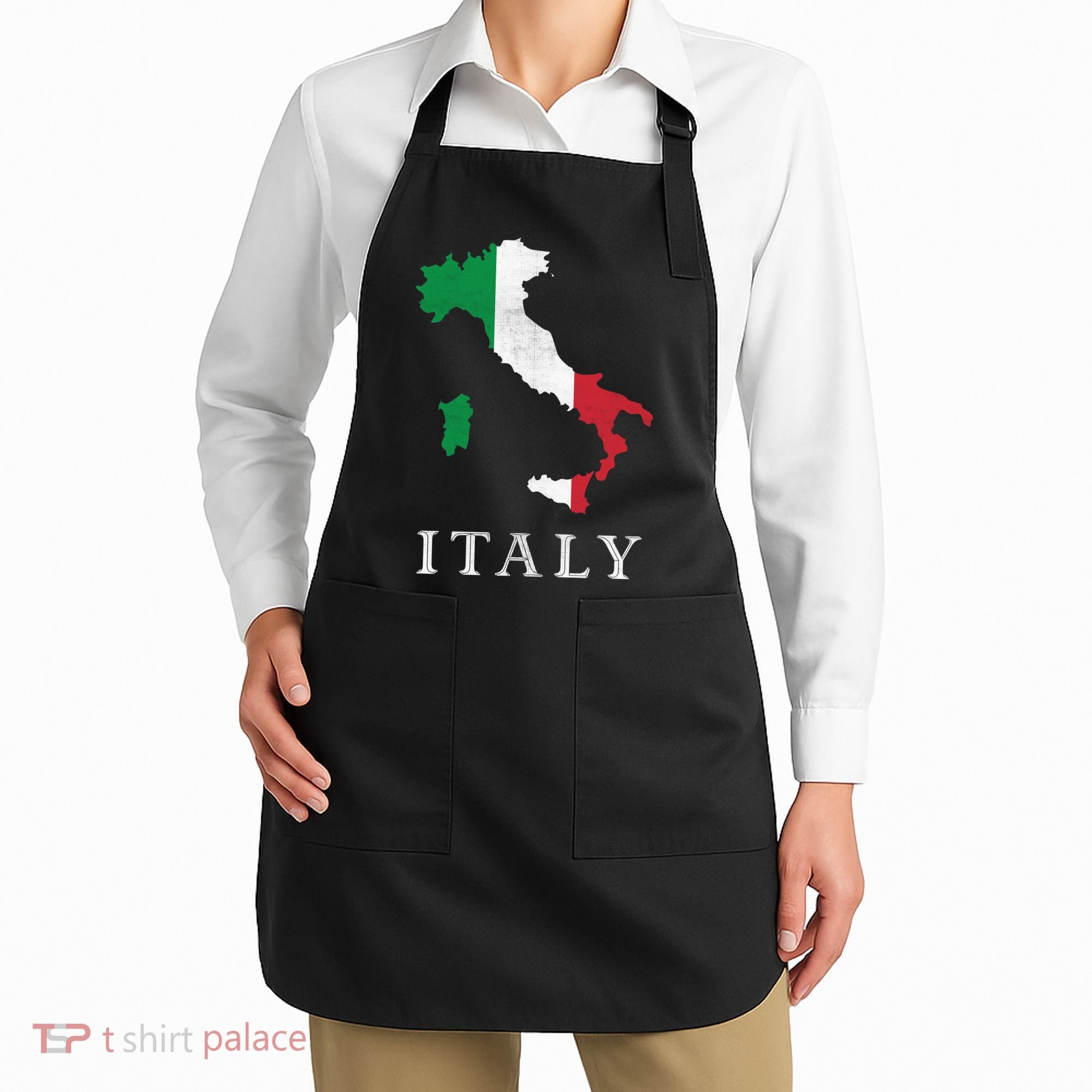 Map Of Italy  Apron