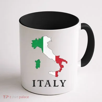 Map Of Italy Coffee Mug back