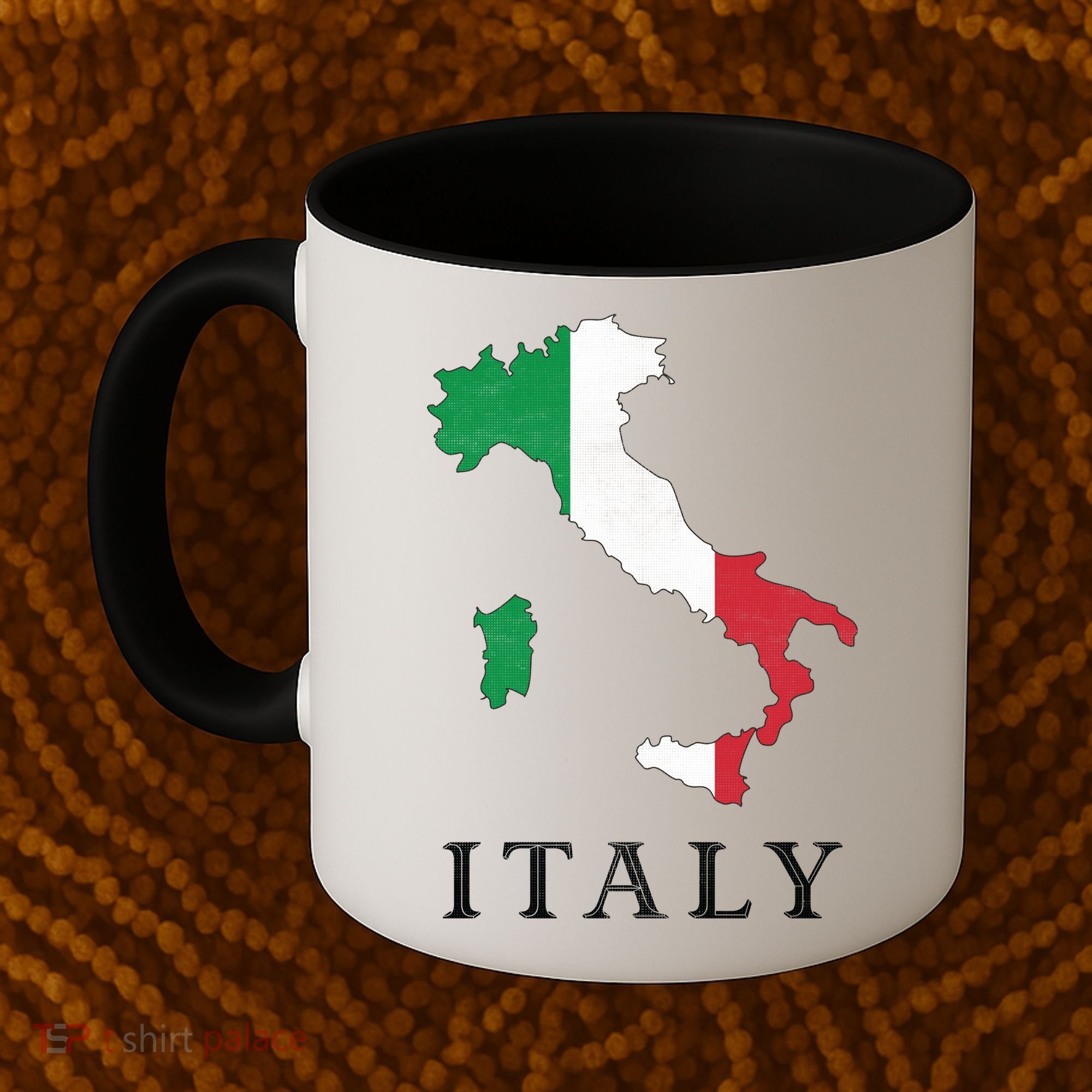 Map Of Italy  Coffee Mug