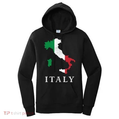 Map Of Italy Women's Hoodie