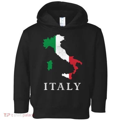 Map Of Italy Toddler Hoodie