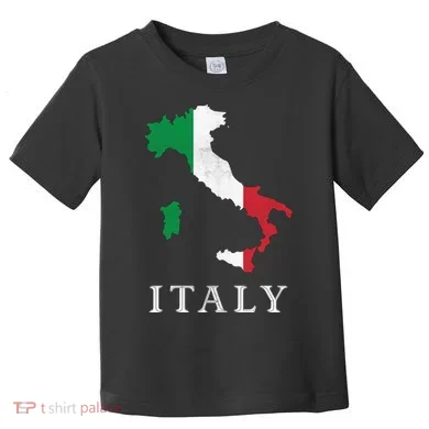 Map Of Italy Toddler T-Shirt