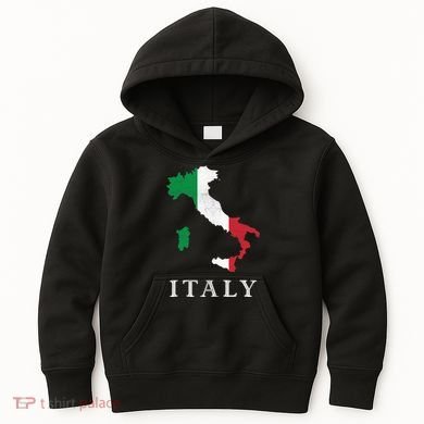 Map Of Italy  Kids Hoodie