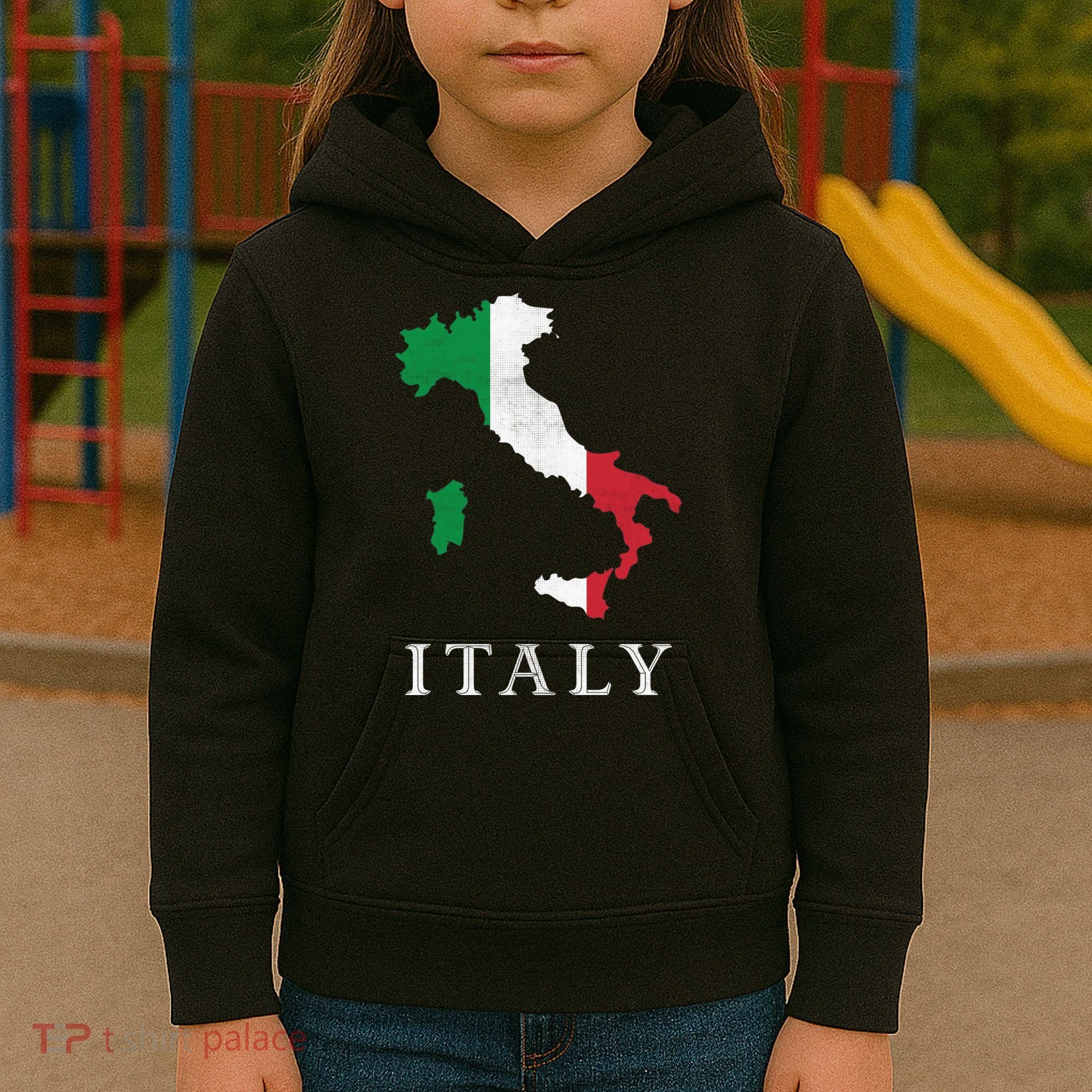 Map Of Italy  Kids Hoodie
