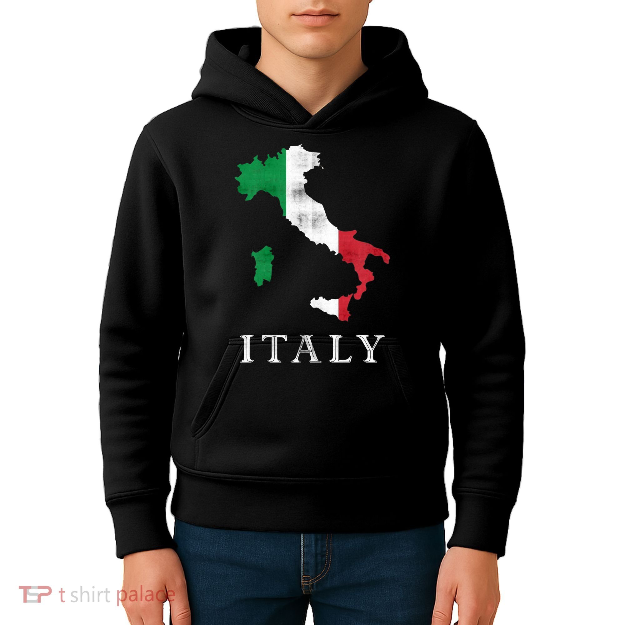 Map Of Italy  Kids Hoodie