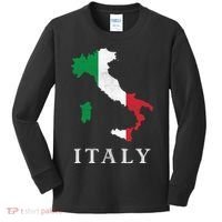 Map Of Italy  Kids Long Sleeve Shirt thumb 0
