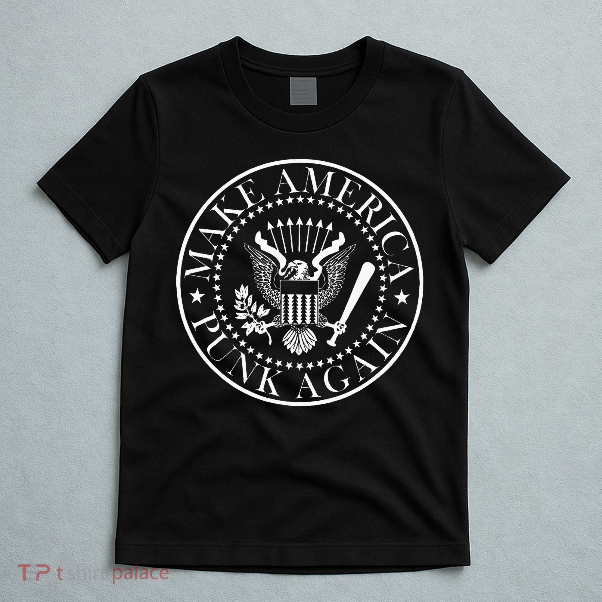Make America Punk Again Vintage Rock Seal T-Shirt