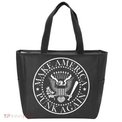 Make America Punk Again Vintage Rock Seal Tote Bag