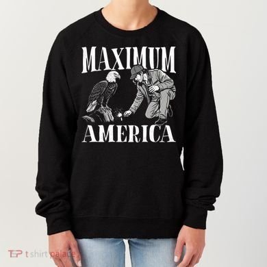 Maximum America Patriotic Bald Eagle Women's Sweatshirt